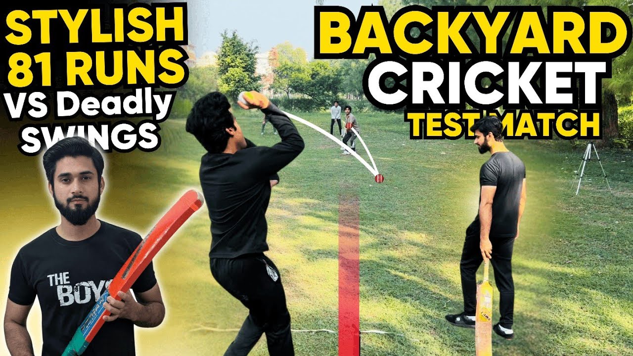 Backyard Cricket Test | IND vs PAK | 3rd Match | 1st Innings | OFF YORKER