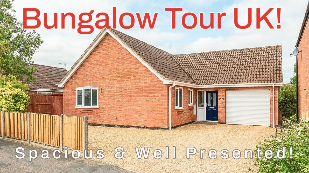 BUNGALOW TOUR UK  Spacious Home! For Sale £280,000 Watton, Norfolk - Longsons estate agents.