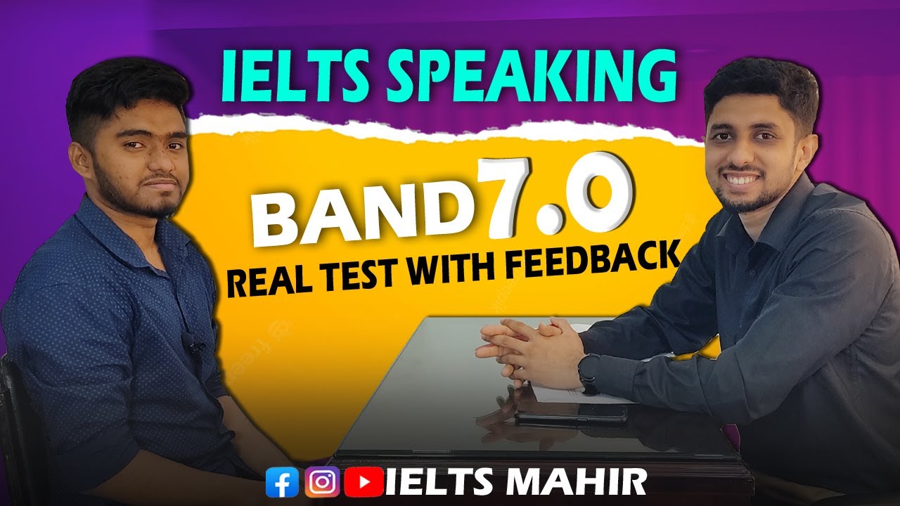 Тест IELTS Speaking — Band 7 с реальным экзаменом и обратной связью | IELTS Mahir |