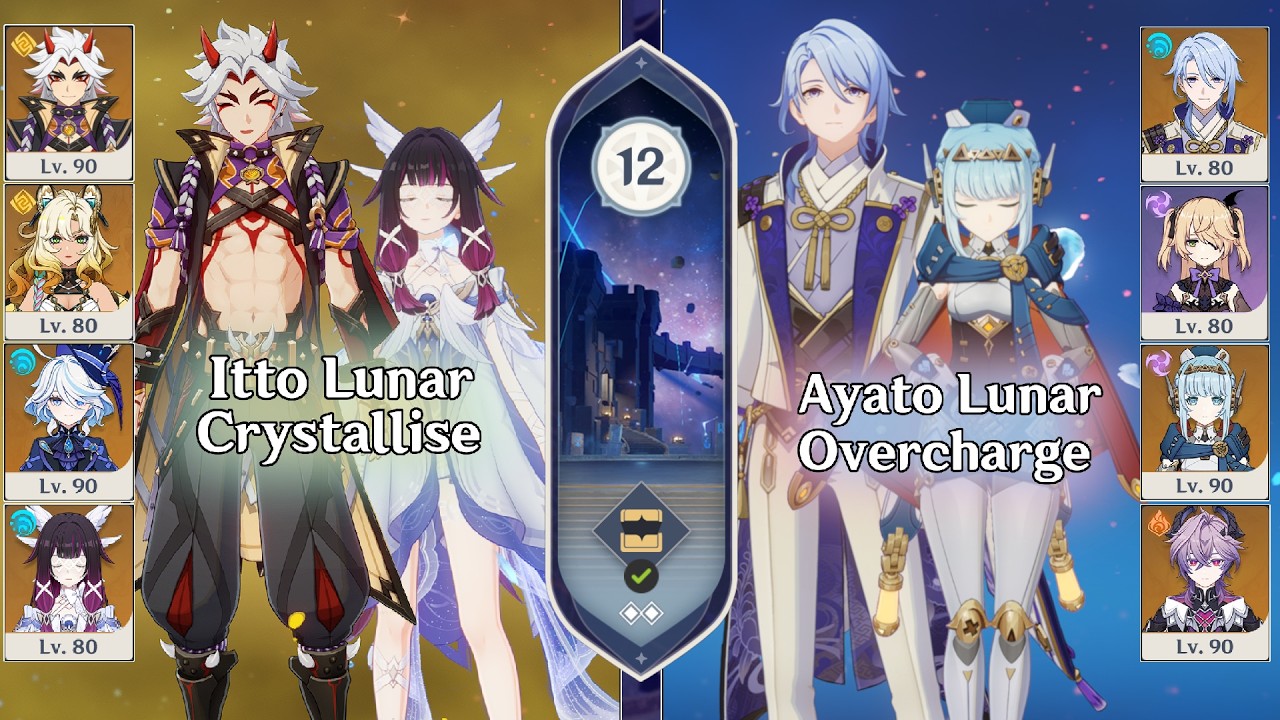 6.3 Спиральная бездна | C0 Itto Lunar Crystallize и C0 Ayato Overcharged | Геншин Импакт