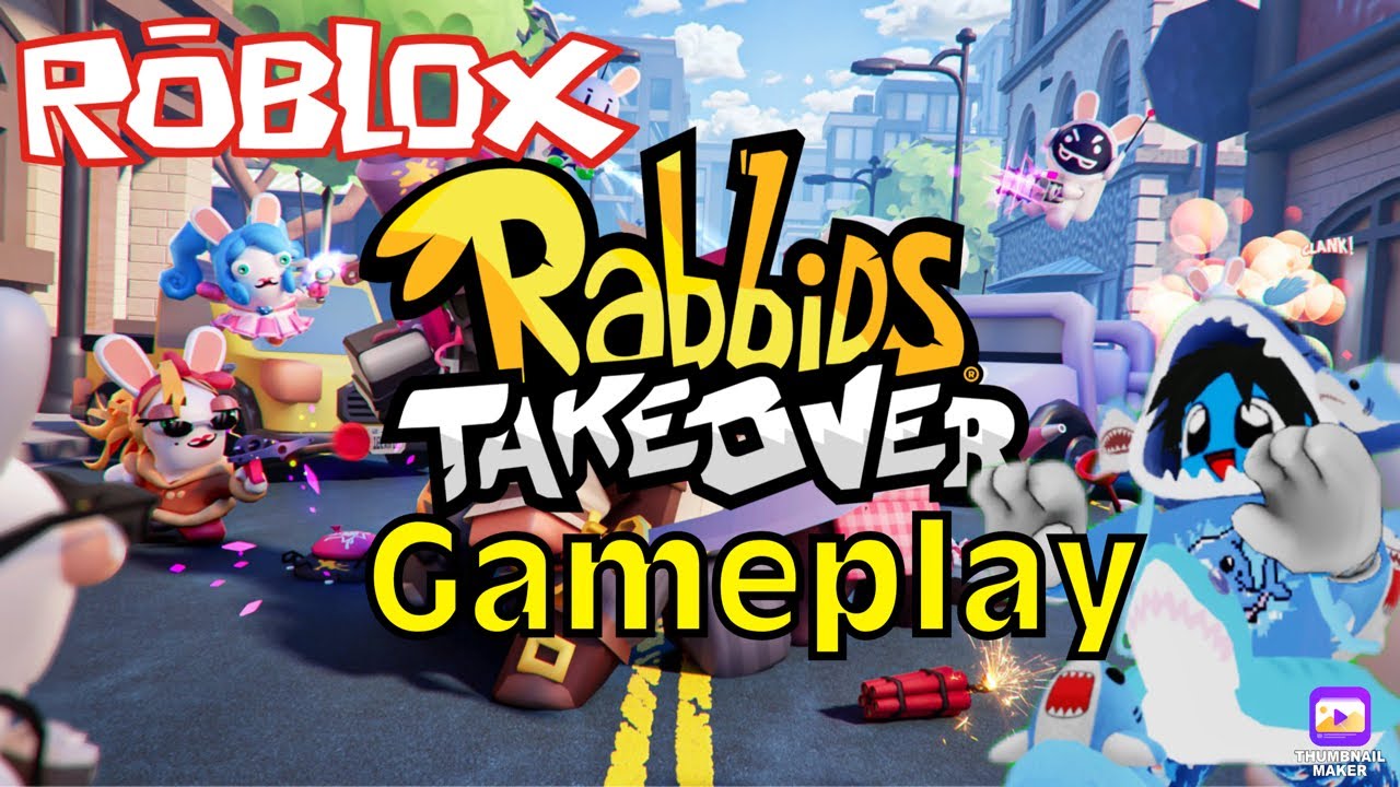 Me playing Rabbids Takeover on Roblox #robloxgameplay (Mic Not On)