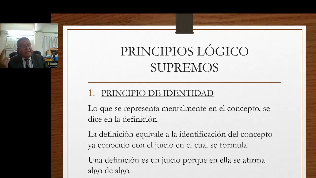 PRINCIPIOS LÓGICOS SUPREMOS.