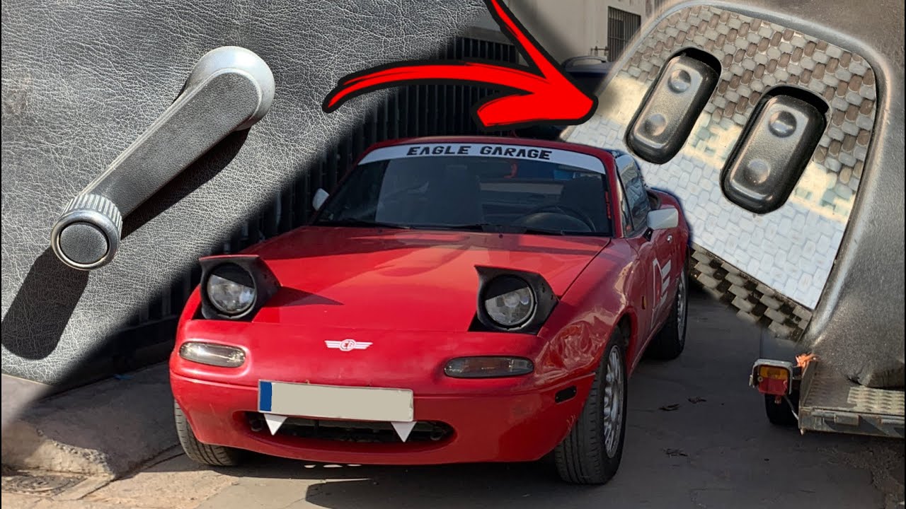 Miata NA Abandonado #15 I Instalo ELEVALUNAS ELÉCTRICOS I EG