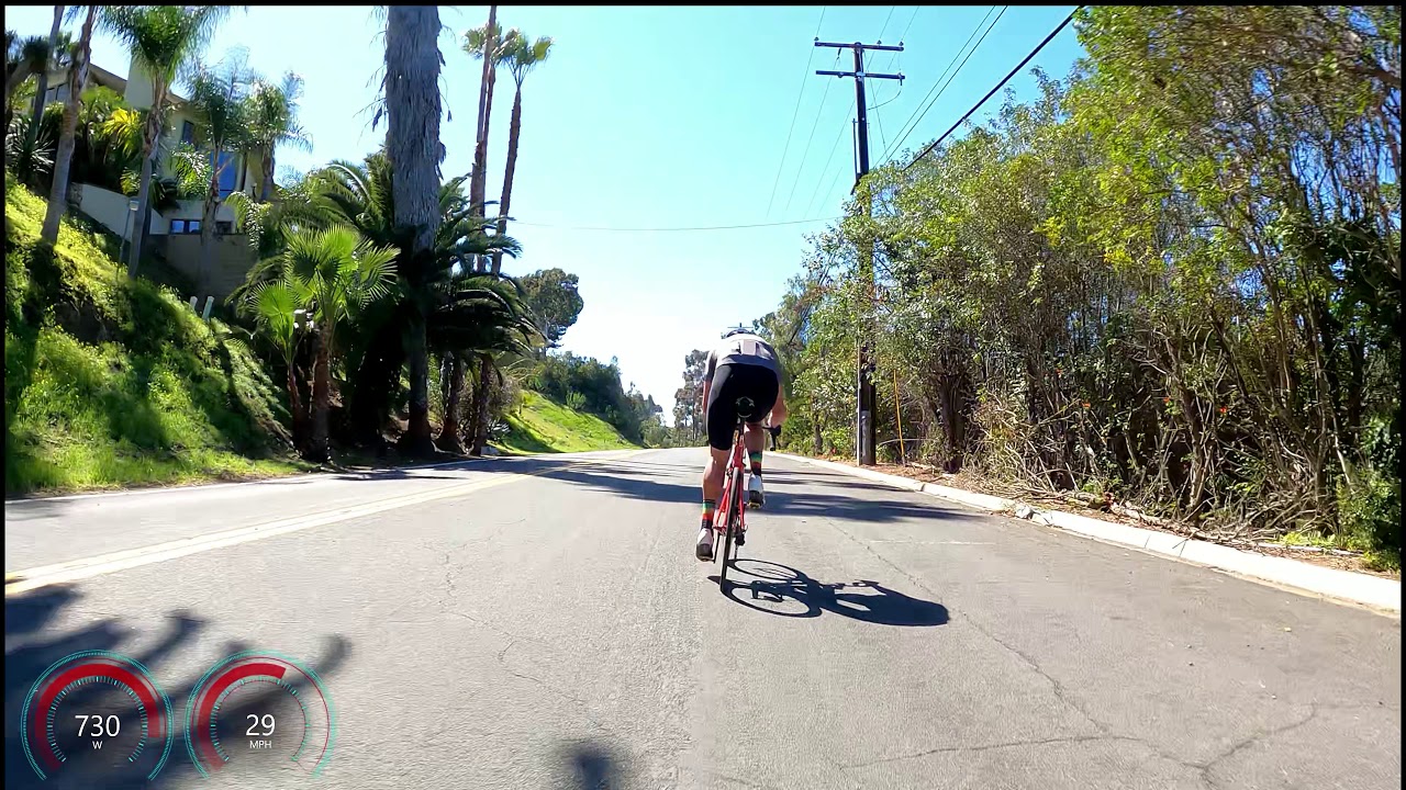 WARP SPEED Down Mt. Helix - Best Cycling in San Diego