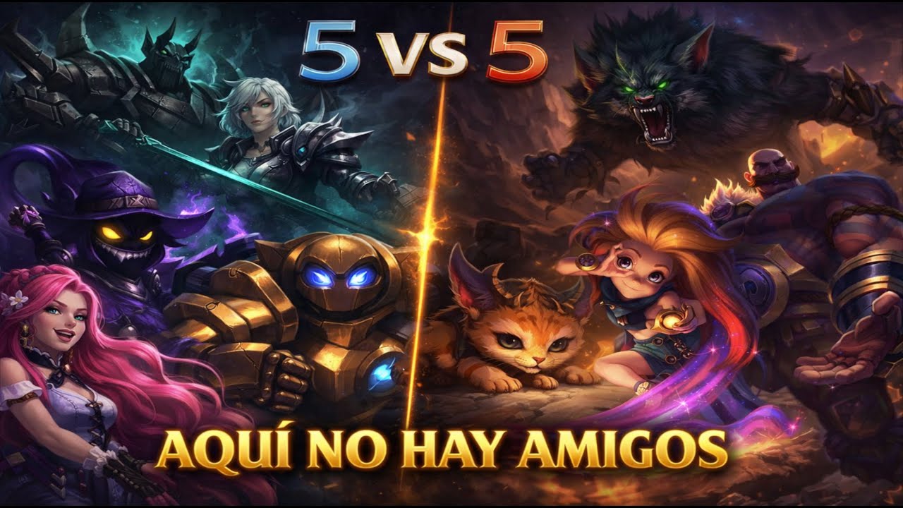 5 VS 5 | AQUÍ NO HAY AMIGOS