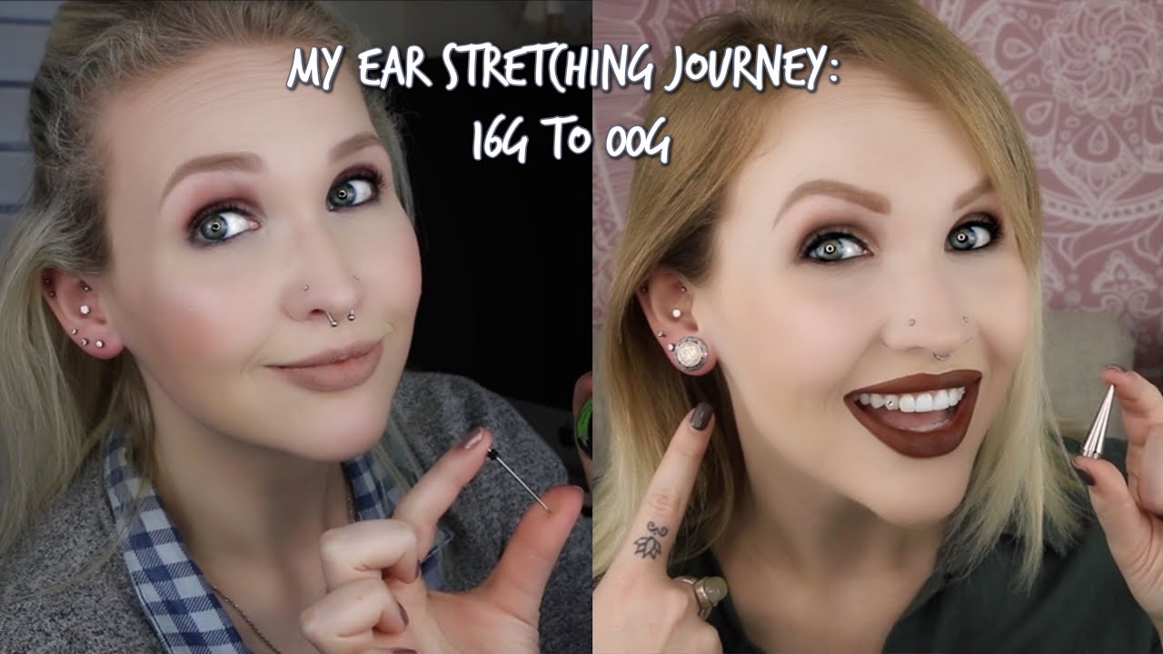 My Ear Stretching Journey: 16g to 00g