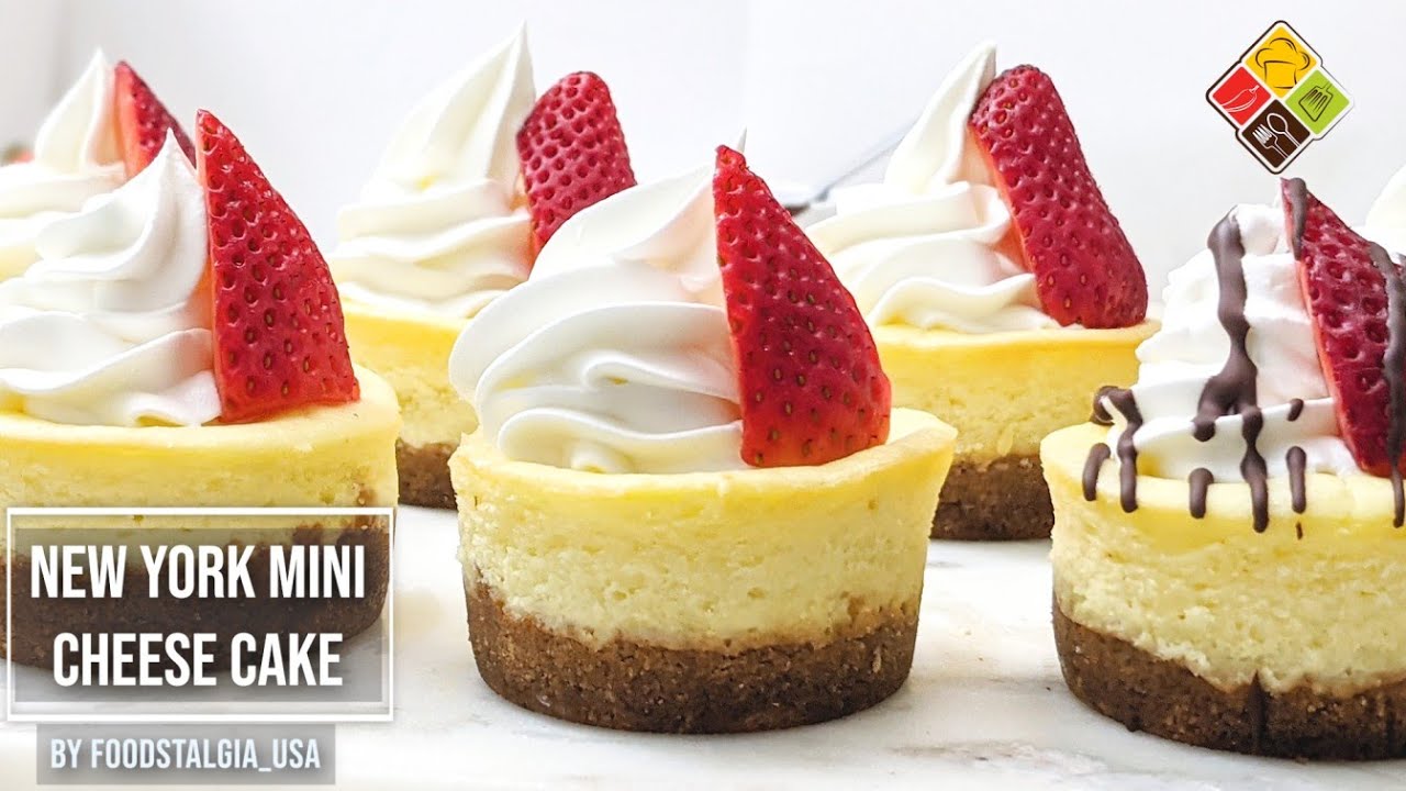 Easy New York Mini Cheese Cakes | Creamy and Delicious | by foodstalgia_usa