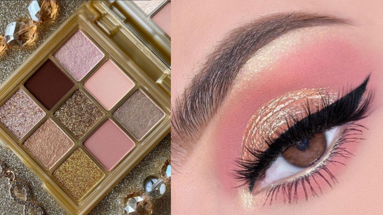 How to pinkish Glittery Eid Glam Look🩷with product details✨ Best lip combo✨