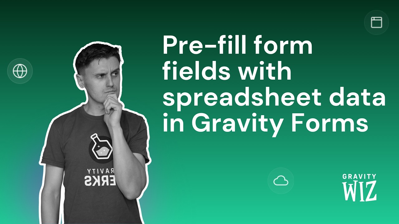 Pre-fill form fields with spreadsheet data in Gravity Forms
