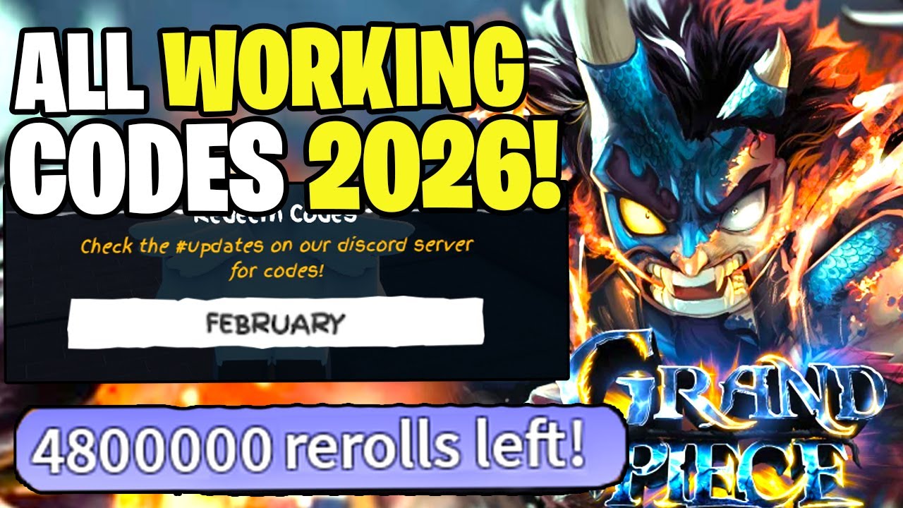 *NEW* ALL WORKING CODES FOR GRAND PIECE ONLINE IN 2026! ROBLOX GRAND PIECE ONLINE CODES