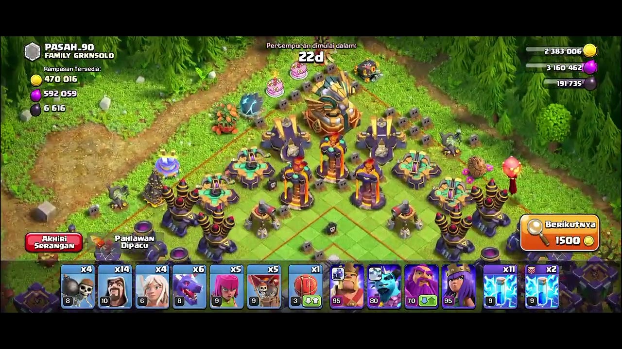 PASUKAN SIAP TEMPUR CLASH OF CLANS