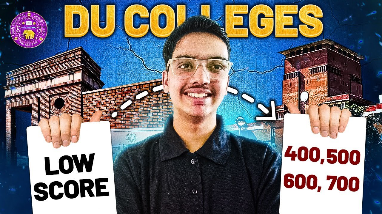 Top 20 DU Colleges for LOW CUET SCORE🔥🥳 | 300,400,500,600,700 🎯
