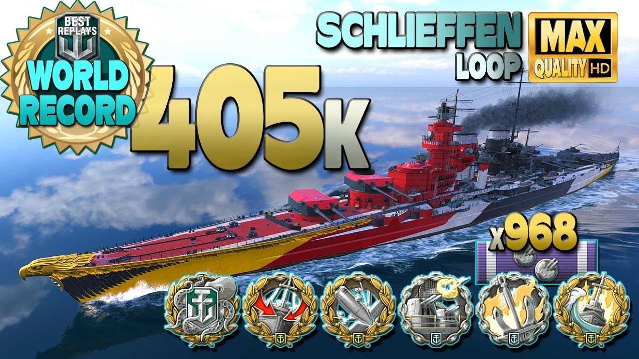 Шлиффен: захватывающая игра и мировой рекорд повреждений - World of Warships