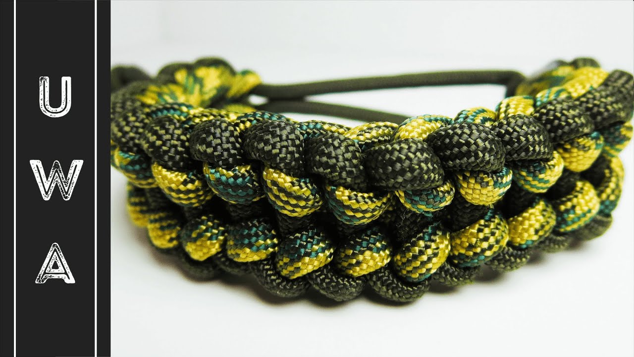 How to make a Reverse Jagged Ladder Rack Paracord Bracelet [MAD MAX STYLE] [UWA ORIGINAL]