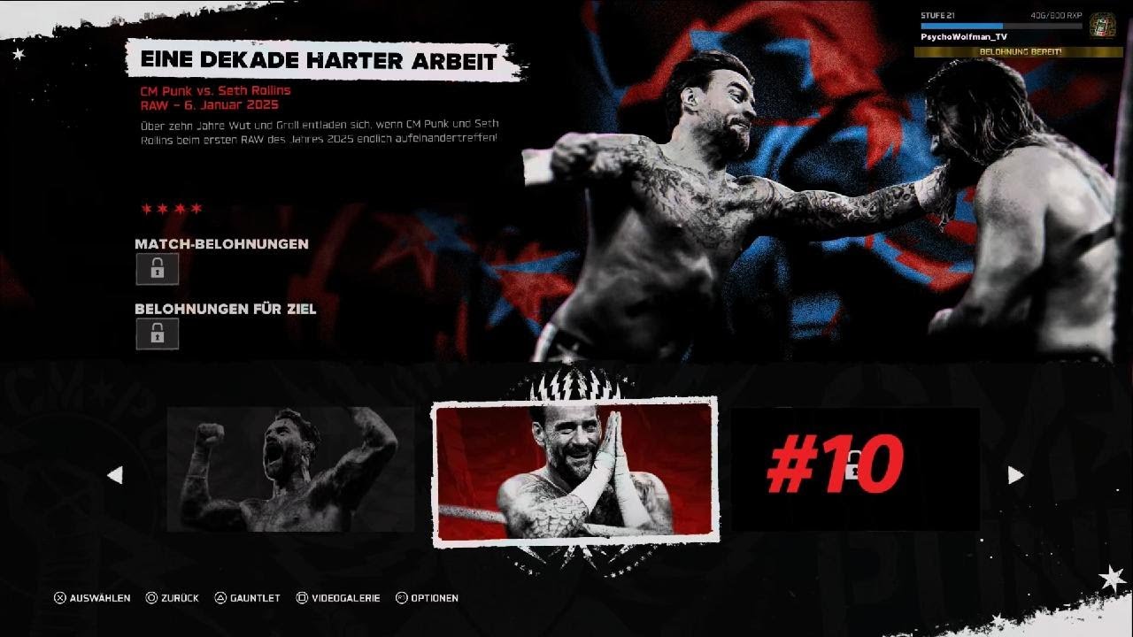 WWE 2K26 Showcase #10 - CM Punk vs. Seth Rollins