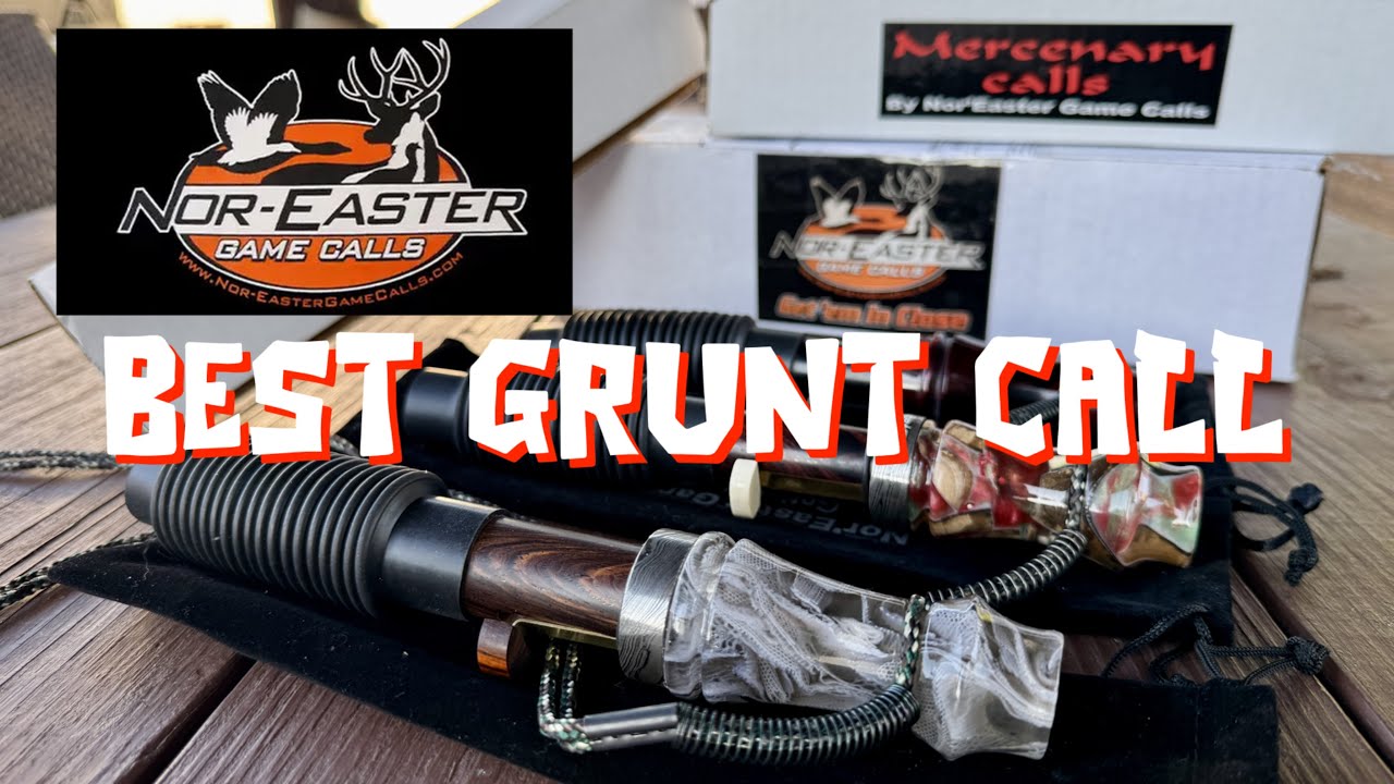 THIS is the BEST grunt call in the industry Nor'Easter game calls Mercenary and one off custom calls