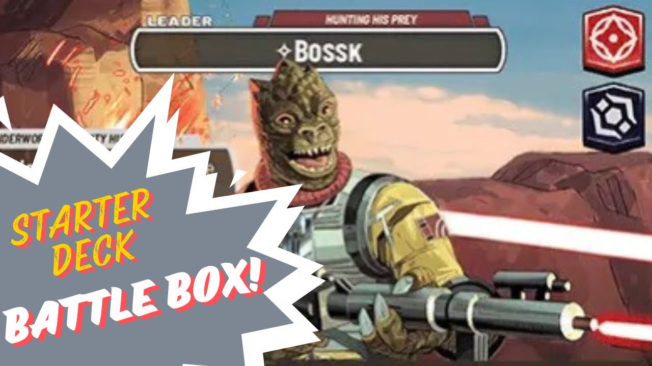 On the Hunt! Bossk Starter Deck - Star Wars Unlimited