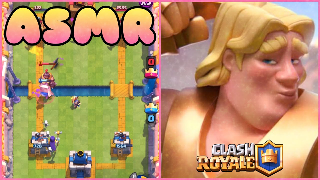 ASMR 👑 Consigo la nueva reacción del Caballero Dorado • Clash Royale