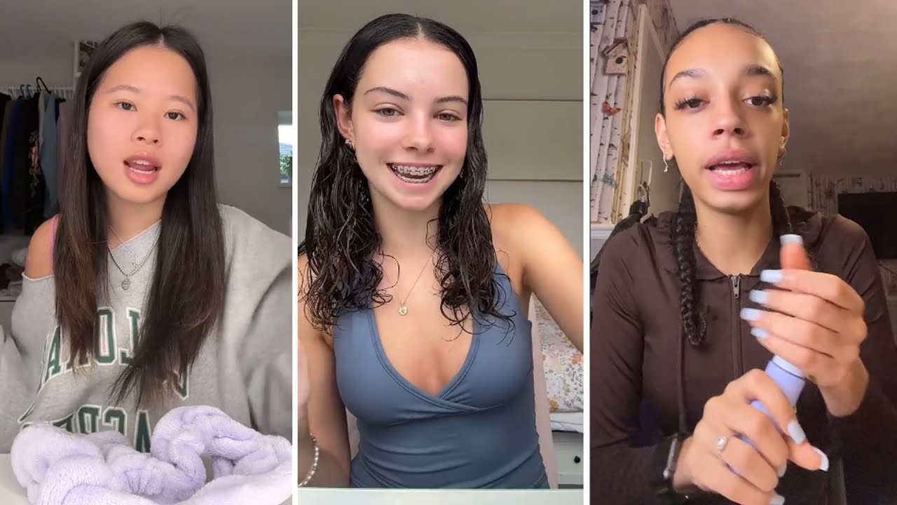 GRWM  ( Get Ready With Me ) Makeup Tutorial Tiktok Compilation ❤️(Skincare, Makeup, Outfits) 449🥰