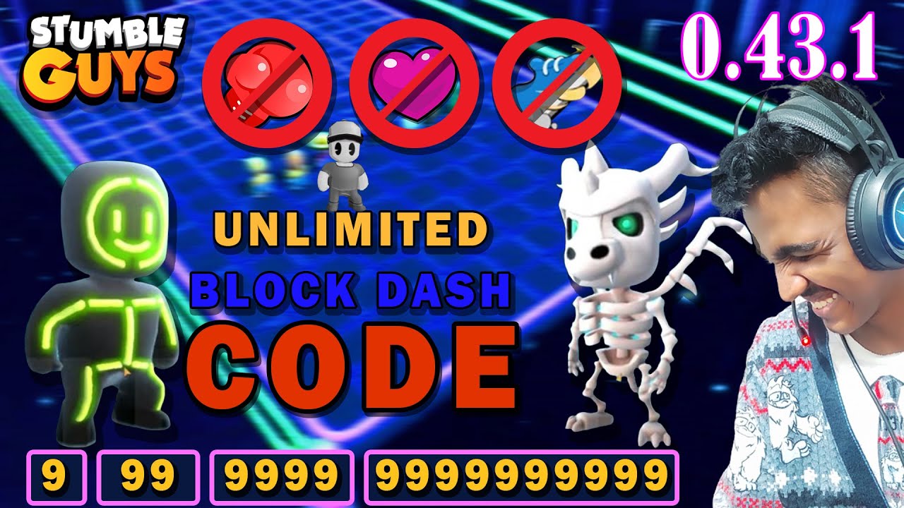 {Server - Asia} UNLIMITED BLOCK DASH  TOUR // STUMBLE GUYS  || LIVE || @Indian Vision Gaming