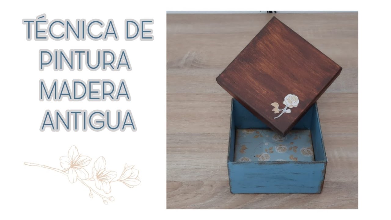 Técnica de pintura sencilla /Falso decapado / imitación madera.