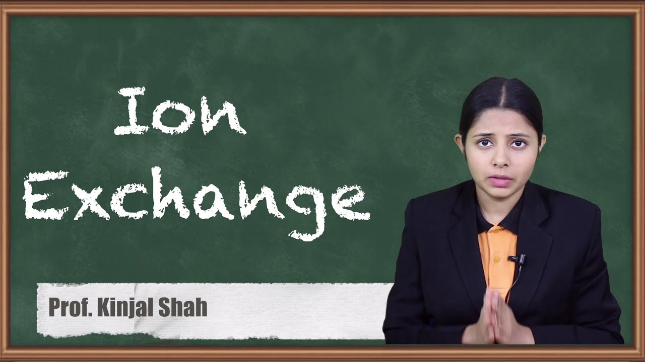 Ion Exchange - Water Treatment and Analysis - Applied Chemistry 2