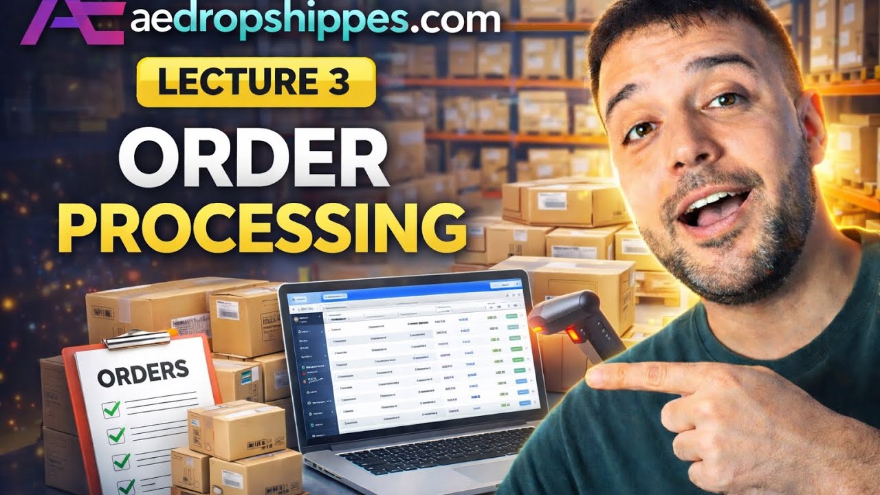 TikTok Shop Order Process on aedropshippes.com || Lecture 3