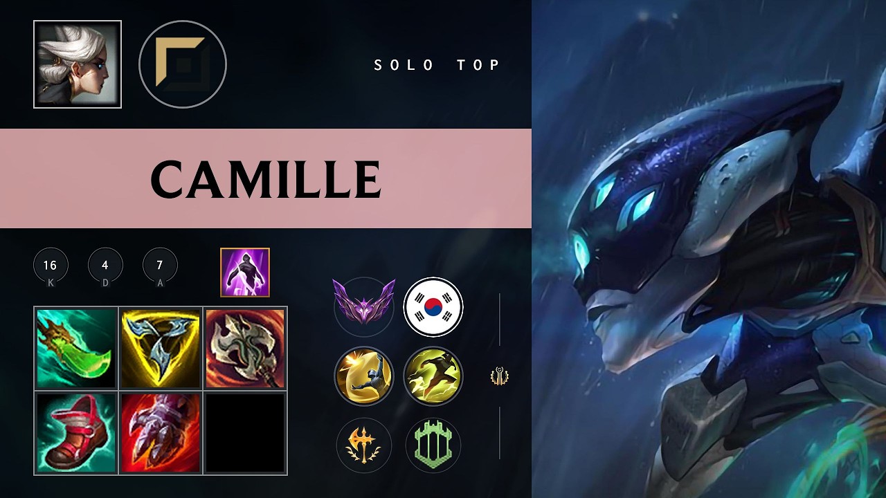 Camille Top vs Anivia - KR Master Patch 26.10