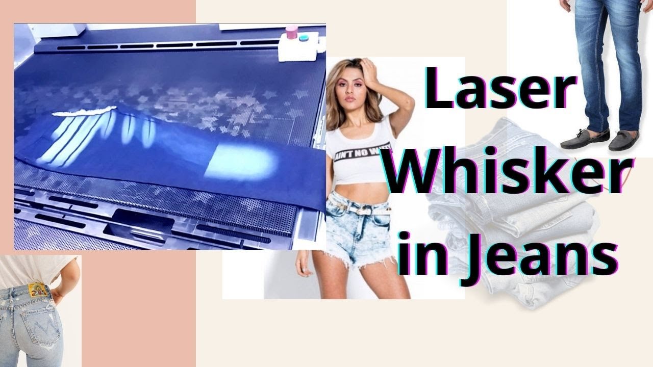 How to do Laser whisker on jeans/Laser technology used in denim