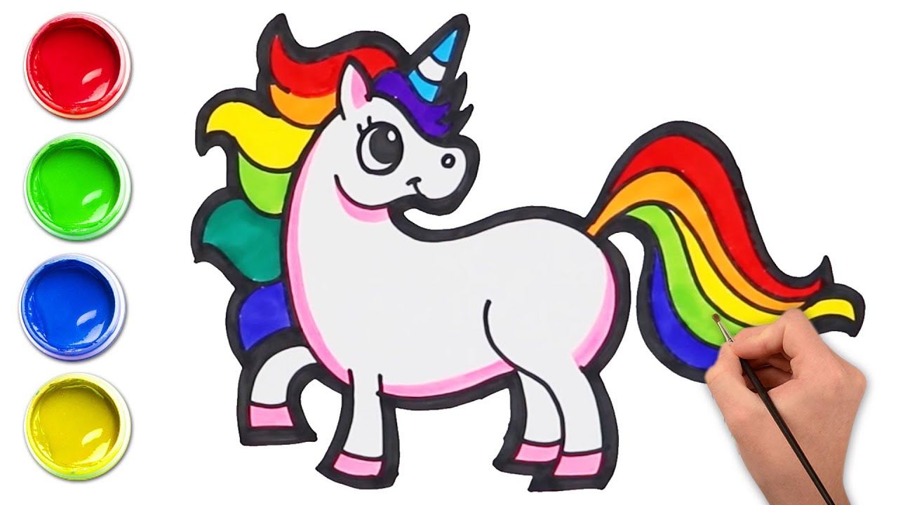 Aprenda a desenhar um UNICÓRNIO 🦄 | How To Draw Unicorn | Desenho Fácil | Chiki Art Brazil