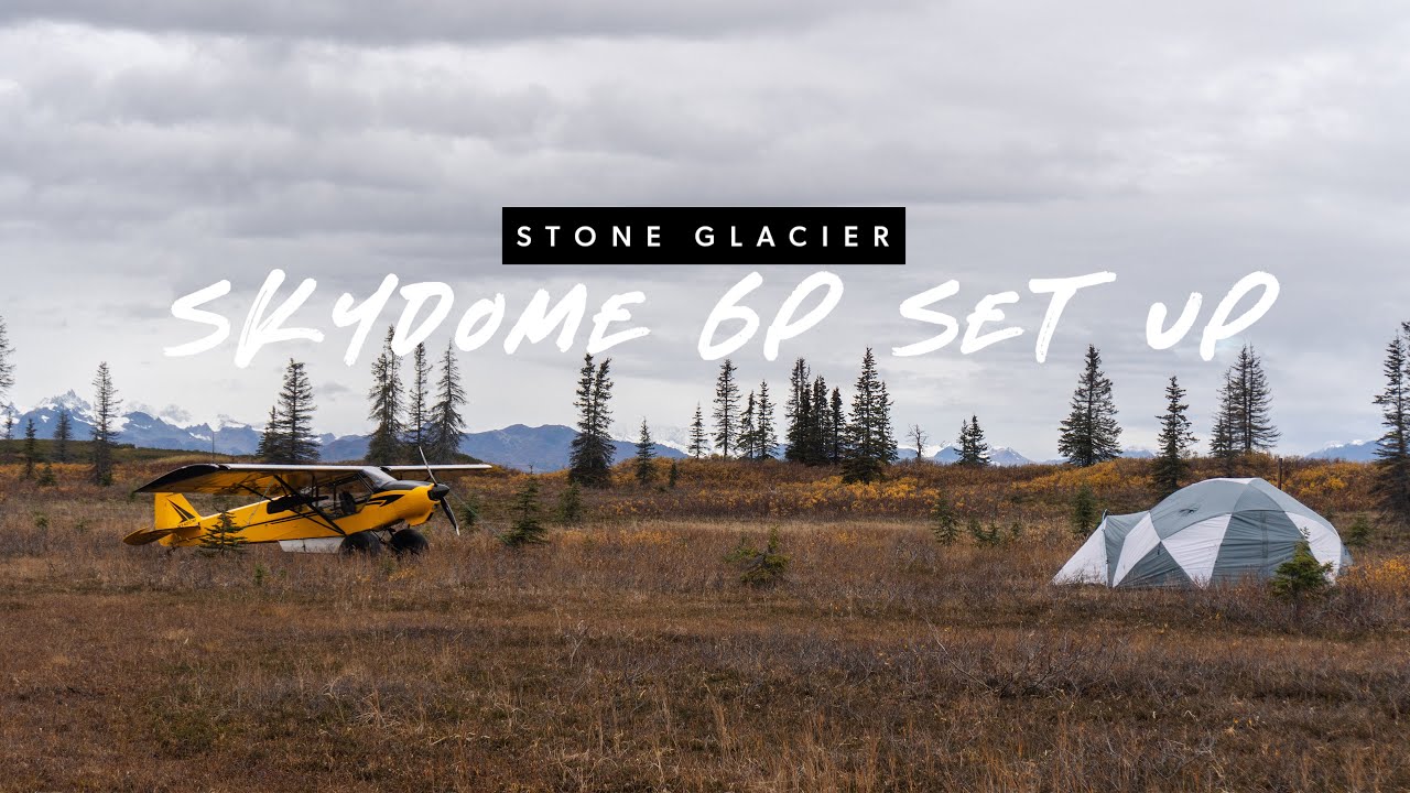 SkyDome 6p Tent Set Up