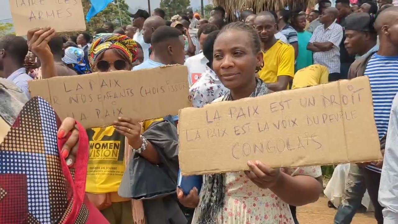 MARCHE DE LA POPULATION DU SUD KIVU POUR LA PAIX