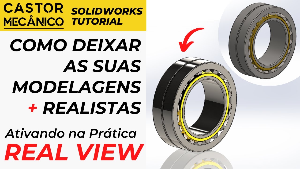 Como Ativar o Real View para Qualquer Placa de Video | SolidWorks Tutorial