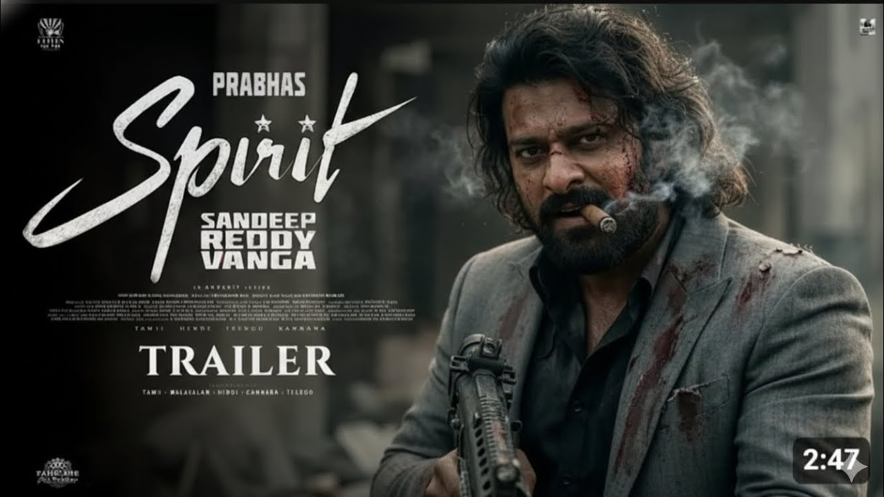 Spirit Trailer | Prabhas | Triptii | Vivek Oberoi 