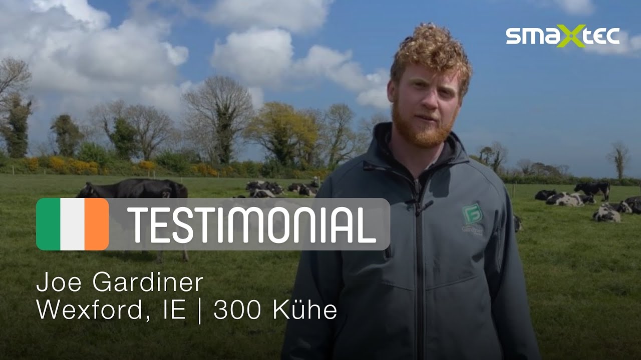 smaXtec | Testimonial | Joe Gardiner, Wexford, IE (Deutsch untertitelt)
