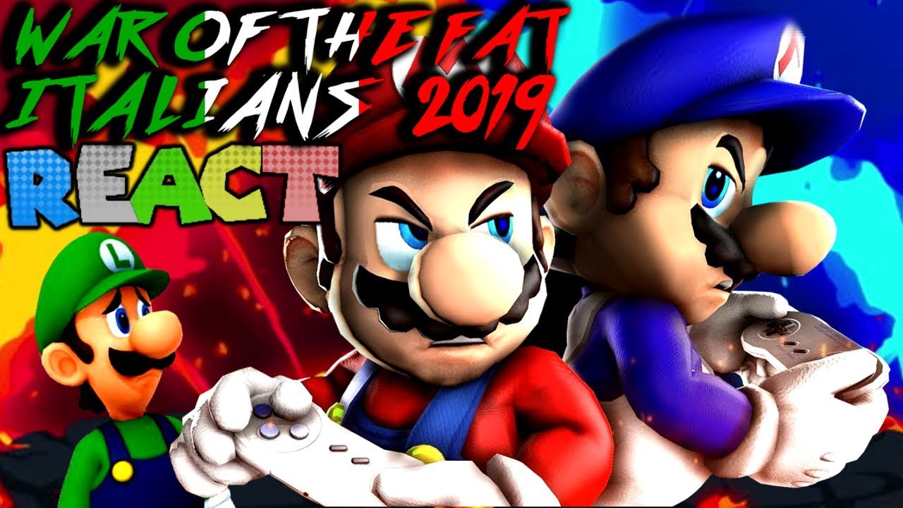 LUIGIKID REACTS TO: WAR OF THE FAT ITALIANS 2019 by SMG4