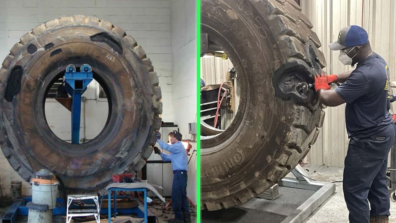 INGENIOUS Tires Retreading Process-TIRE THAT COST 150000.00$
