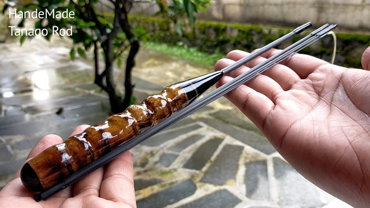 Istimewa !!! Membuat Joran Tanago Dengan Handle Bambu Cendani