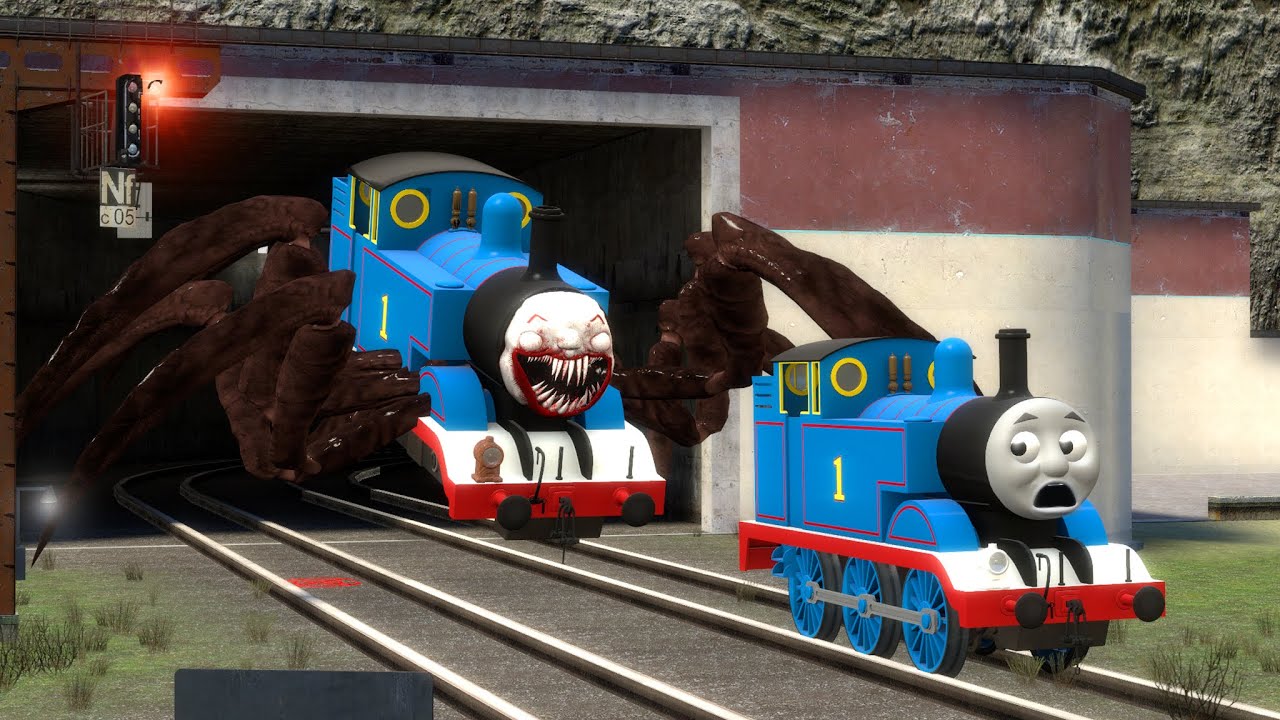 Building a Thomas Train Chased By Cursed Thomas,Thomas Train Eater,Thomas Infected Sky in GMOD