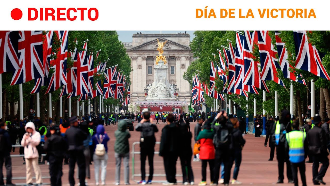 DÍA DE LA VICTORIA: DESFILE AÉREO y MILITAR en LONDRES en el 80 ANIVERSARIO | RTVE