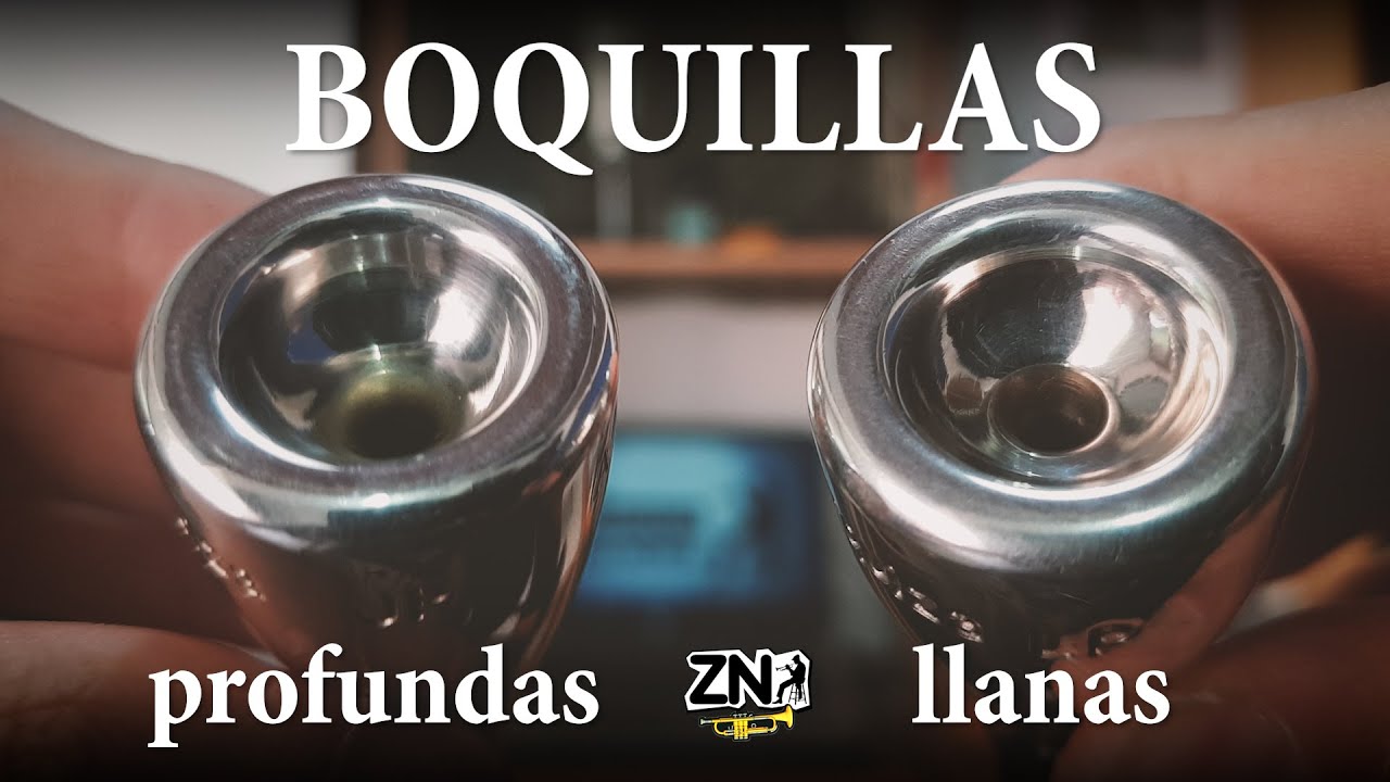 DIFERENCIAS entre BOQUILLAS profundas y llanas (Review All Brass Juan Cruz de Urquiza Jp y Lp)