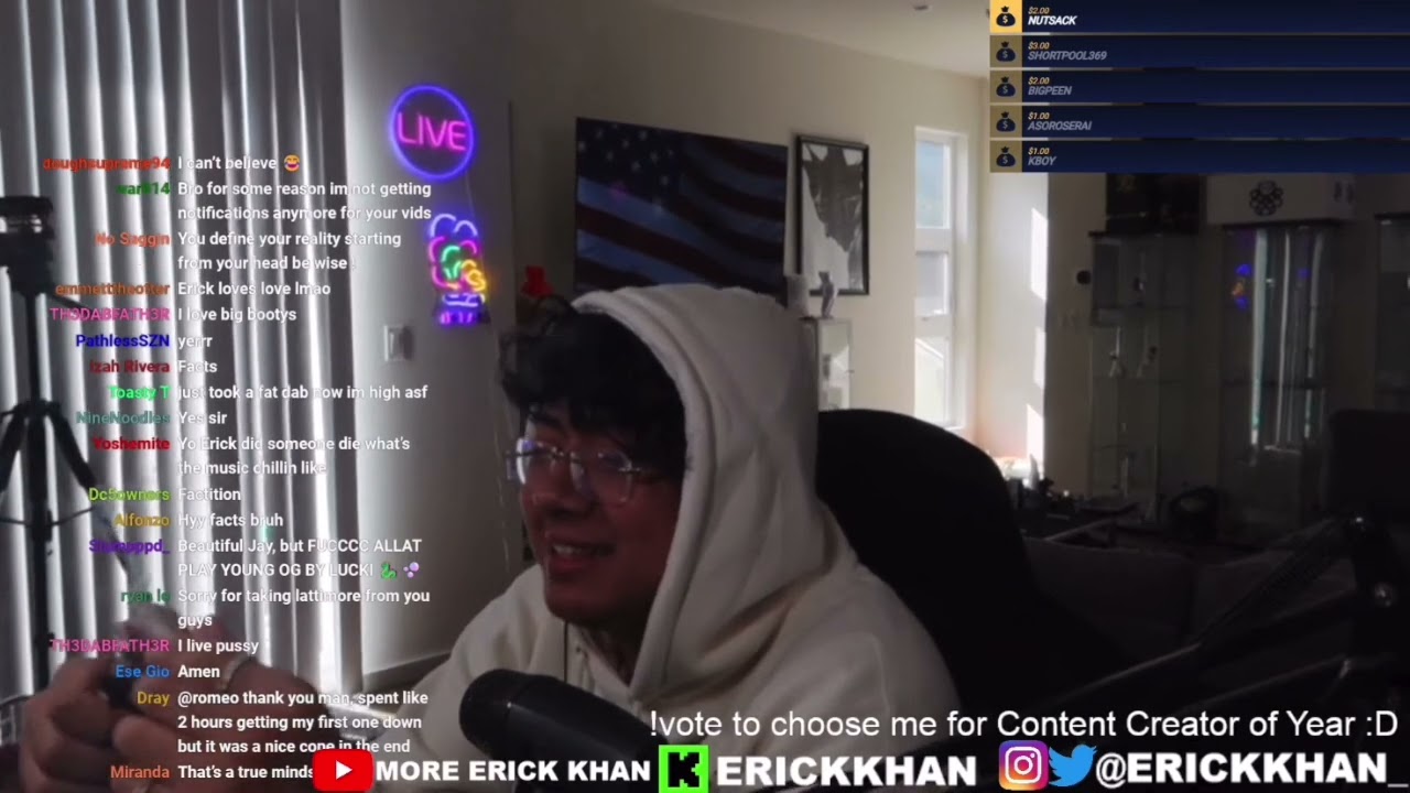 Erick Khan Gives Some Good Life Advice