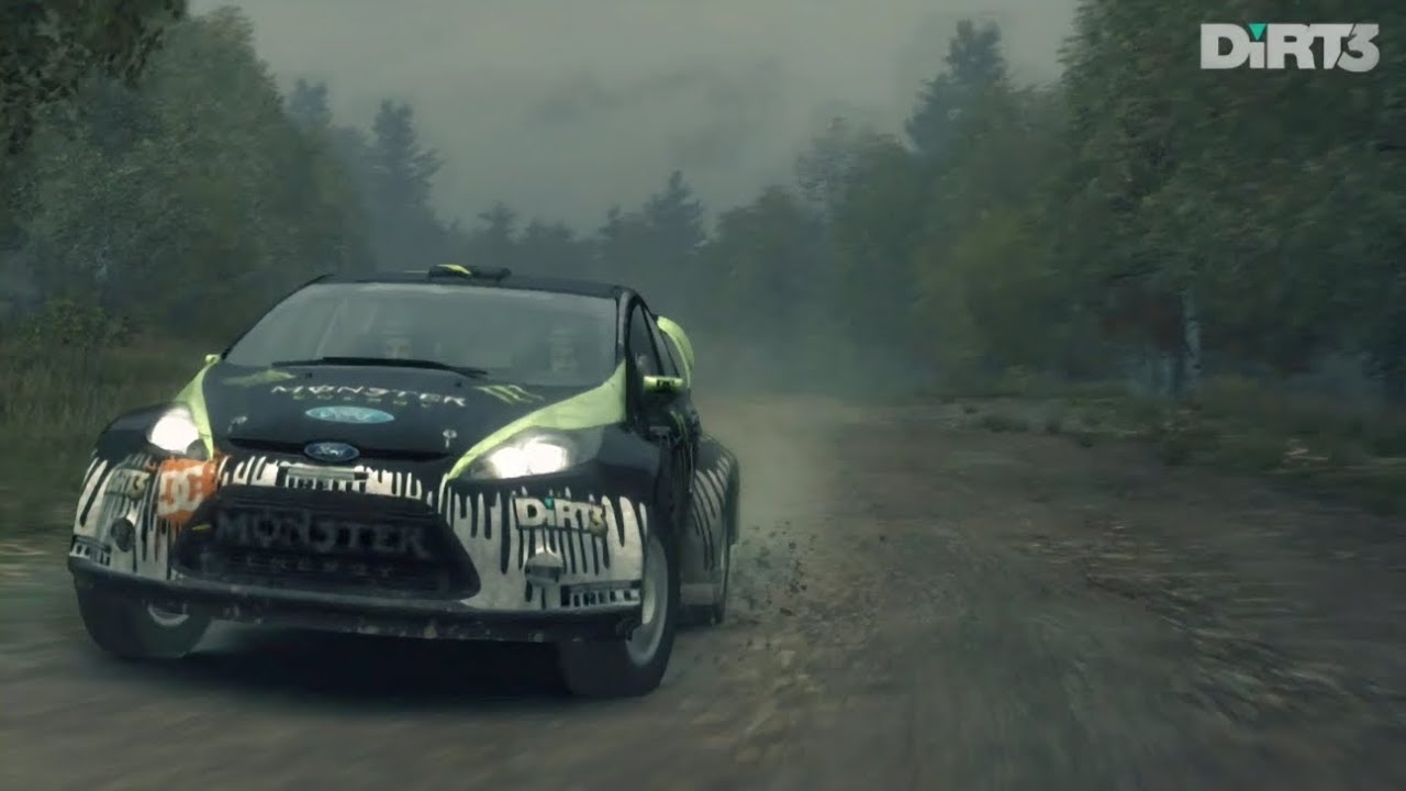 고전겜 더트3(DiRT 3) 미시간맵 게임플레이/리플레이, GameHub Emulator