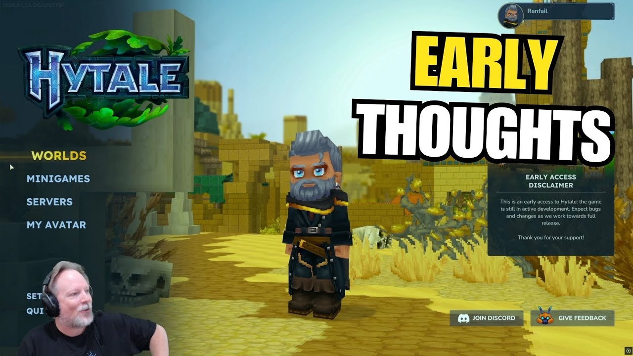 Hytale: Ранний доступ — первые впечатления от Renfail