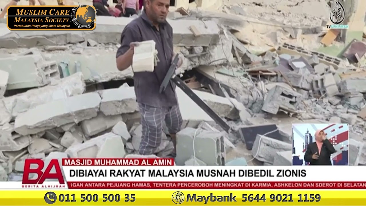 MASJID DIBIAYAI RAKYAT MALAYSIA MUSNAH DIBEDIL Z|0n|5
