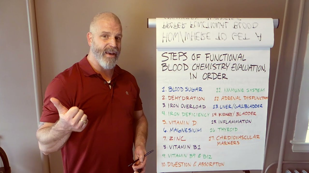 The Steps of Functional Blood Chemistry Evaluation