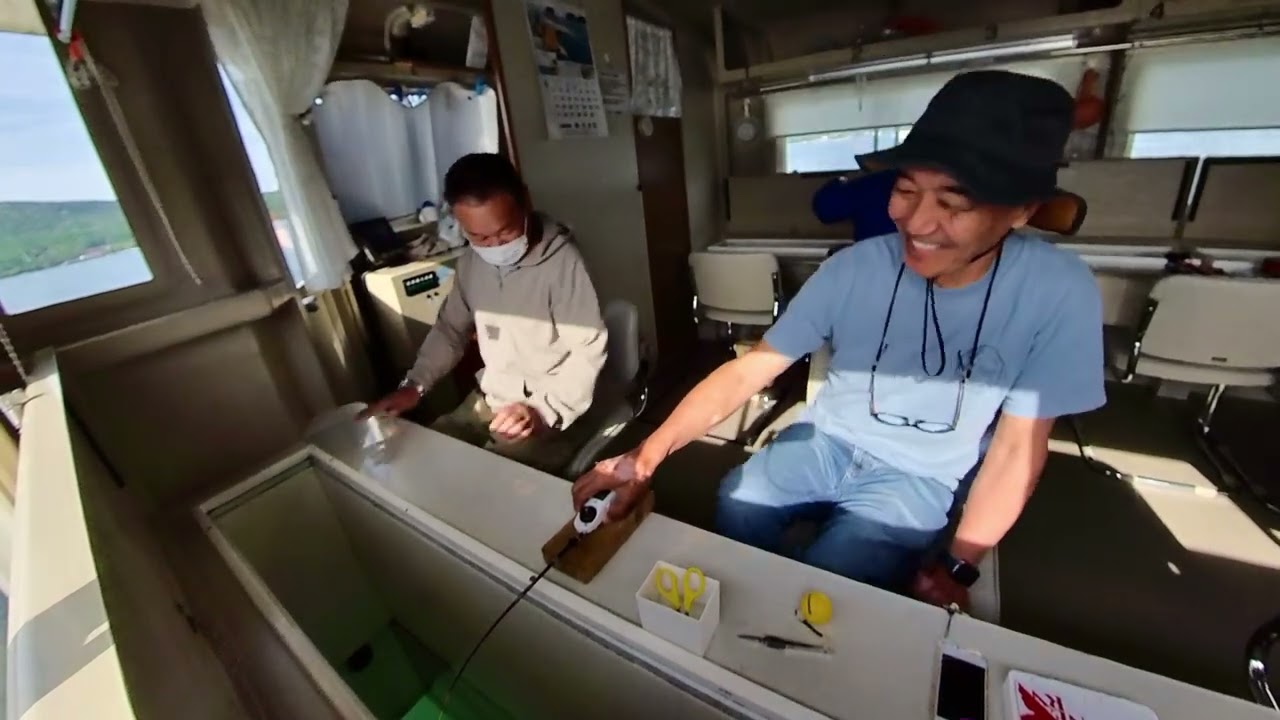 山中湖　うおやすボートさんでワカサギ釣り