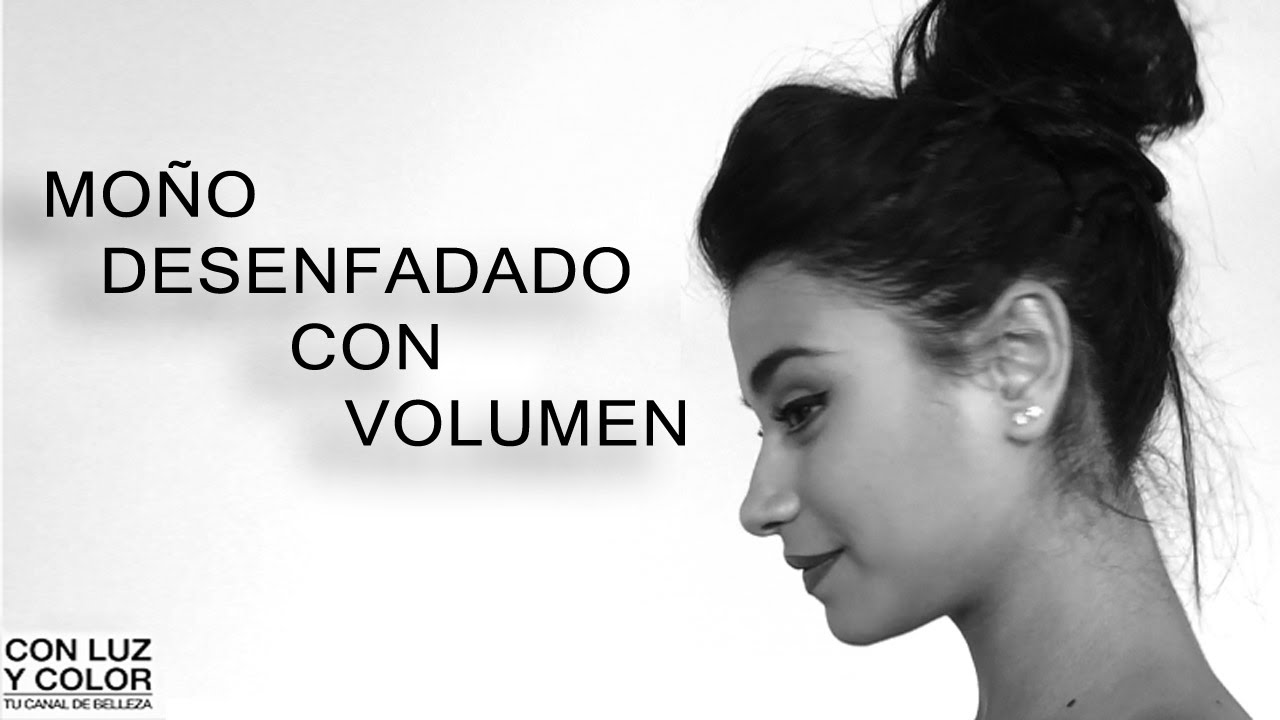 MOÑO DESENFADADO CON VOLUMEN