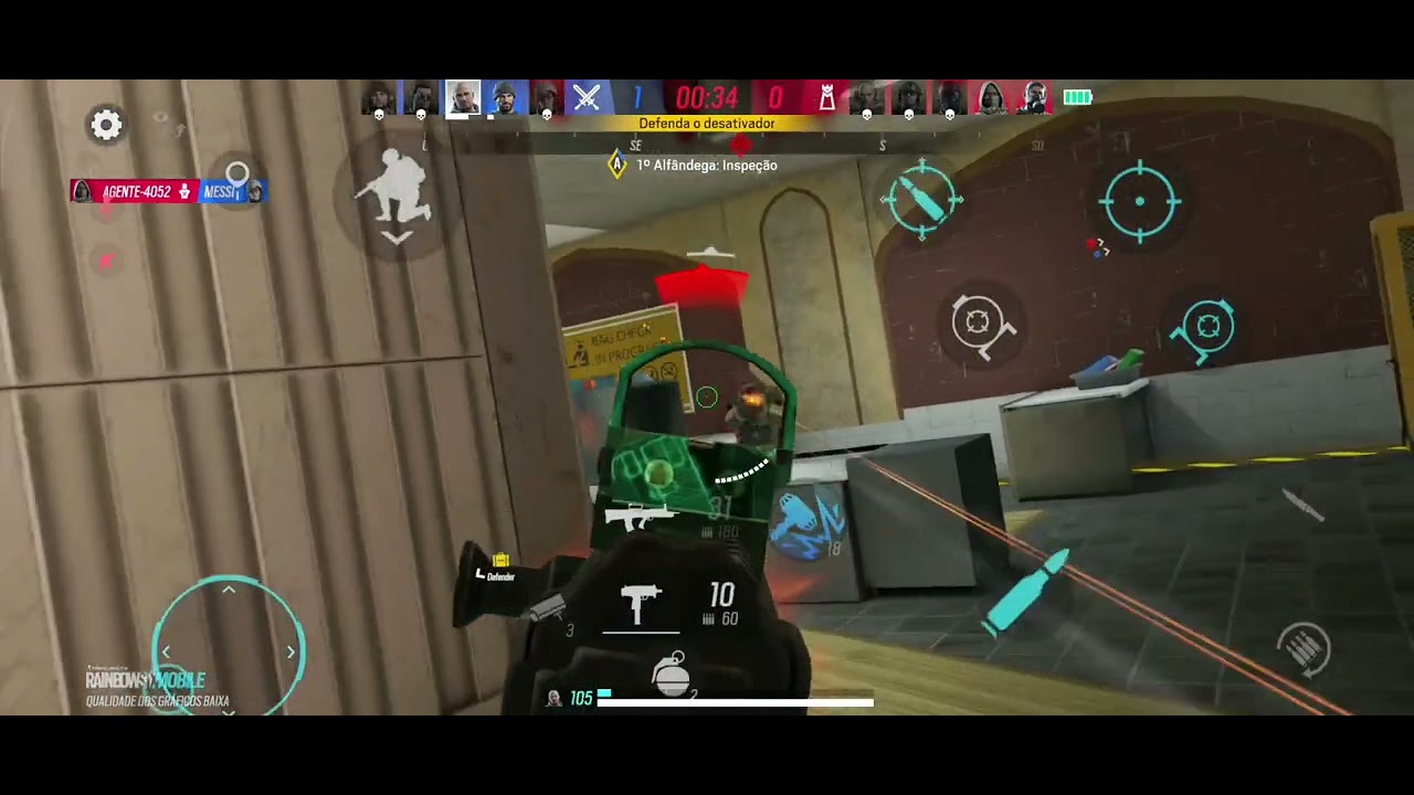 Amassando no CS rainbow six mobile 