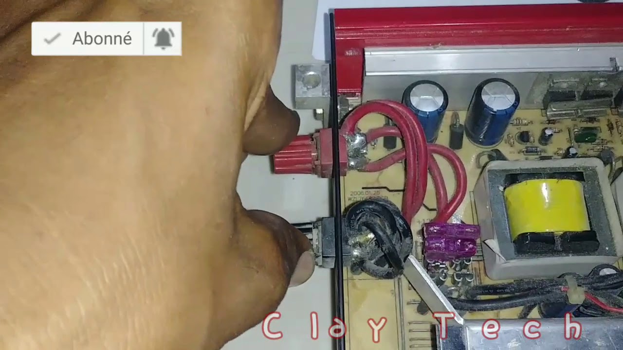 Part 1 reparation inverter.. Clay tech pro